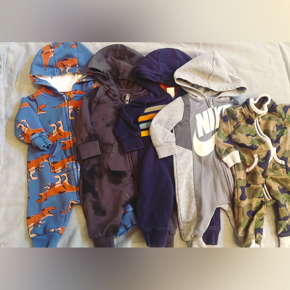 3 month size zip up outfits for boys